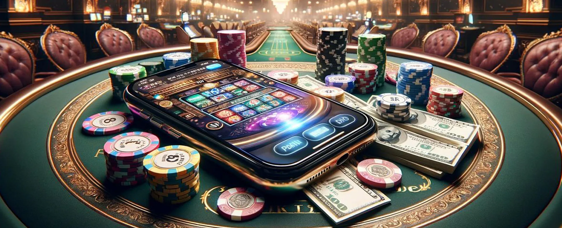 A glowing golden padlock shattering against an online casino interface, symbolizing advanced security for plus777 login and registration
